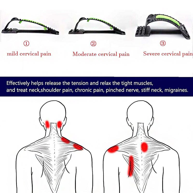 Neck Massage Cervical Traction Pain Relief Posture Corrector